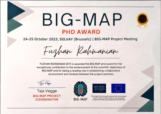 BIG-MAP PhD Award